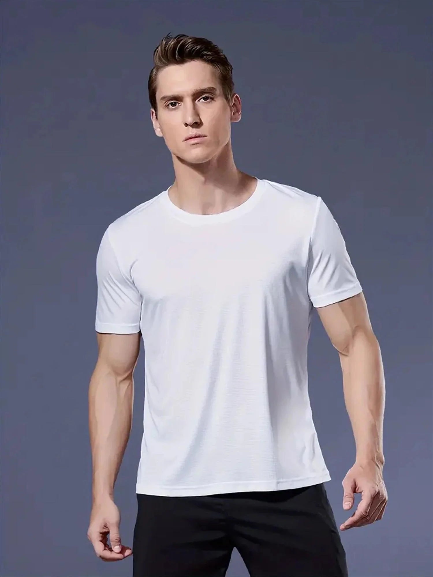 ( Compre 3 e leve 5) Camiseta Olympia™ com Tecnologia Dri-Fit e Design Atlético / Performance Imbatível e Conforto Máximo para Atletas Determinados!