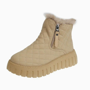 Bota Sabrina™ com Forro Interno e Solado Tratorado / Inverno Aconchegante com Visual Atemporal!