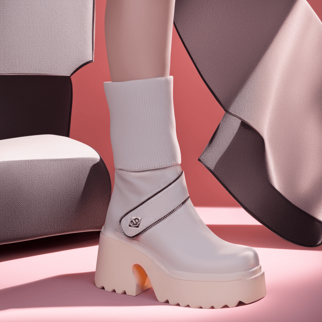 Bota Margareth™ com Cano Ajustável e Plataforma de 5cm - Elegância e Versatilidade em um Único Design!