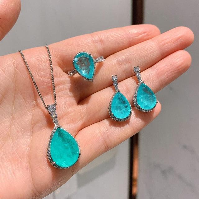 Conjunto de Pedras preciosas de Turmalina